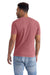 Next Level 3600SW Mens Soft Wash Short Sleeve Crewneck T-Shirt Mauve Model Back