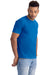 Next Level 3600SW Mens Soft Wash Short Sleeve Crewneck T-Shirt Royal Blue Model Side