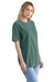 Next Level 3600SW Mens Soft Wash Short Sleeve Crewneck T-Shirt Royal Pine Green Model Side