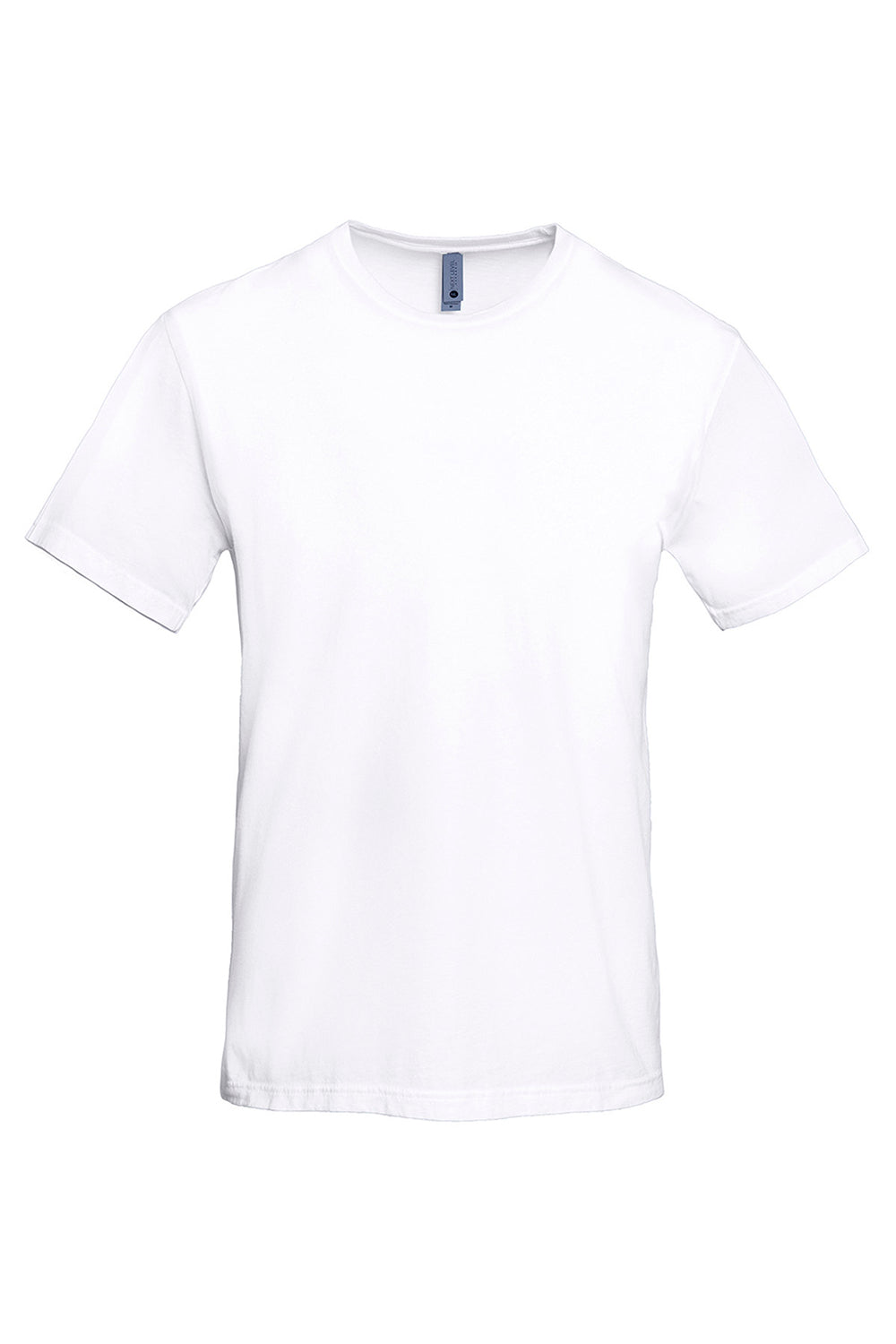 Next Level 3600SW Mens Soft Wash Short Sleeve Crewneck T-Shirt White Flat Front