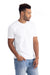 Next Level 3600SW Mens Soft Wash Short Sleeve Crewneck T-Shirt White Model Side