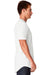 Next Level 3602 Mens Long Body Jersey Short Sleeve Crewneck T-Shirt White Model Side