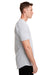 Next Level 3602 Mens Long Body Jersey Short Sleeve Crewneck T-Shirt Heather Grey Model Side