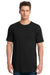 Next Level 3602 Mens Long Body Jersey Short Sleeve Crewneck T-Shirt Black Model Front