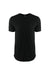 Next Level 3602 Mens Long Body Jersey Short Sleeve Crewneck T-Shirt Black Flat Front