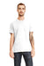 Next Level 3605 Mens Fine Jersey Short Sleeve Crewneck T-Shirt w/ Pocket White Model Front