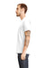 Next Level 3605 Mens Fine Jersey Short Sleeve Crewneck T-Shirt w/ Pocket White Model Side