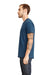 Next Level 3605 Mens Fine Jersey Short Sleeve Crewneck T-Shirt w/ Pocket Cool Blue Model Side