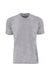 Next Level 3605 Mens Fine Jersey Short Sleeve Crewneck T-Shirt w/ Pocket Heather Grey Flat Front