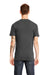 Next Level 3605 Mens Fine Jersey Short Sleeve Crewneck T-Shirt w/ Pocket Heavy Metal Grey Model Back