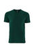 Next Level 3605 Mens Fine Jersey Short Sleeve Crewneck T-Shirt w/ Pocket Forest Green Flat Front