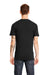 Next Level 3605 Mens Fine Jersey Short Sleeve Crewneck T-Shirt w/ Pocket Black Model Back