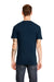 Next Level 3605 Mens Fine Jersey Short Sleeve Crewneck T-Shirt w/ Pocket Midnight Navy Blue Model Back