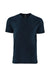 Next Level 3605 Mens Fine Jersey Short Sleeve Crewneck T-Shirt w/ Pocket Midnight Navy Blue Flat Front