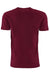 Next Level 3605 Mens Fine Jersey Short Sleeve Crewneck T-Shirt w/ Pocket Maroon Flat Back