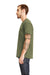 Next Level 3605 Mens Fine Jersey Short Sleeve Crewneck T-Shirt w/ Pocket Military Green Model Side