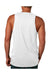 Next Level 3633 Mens Tank Top White Model Back