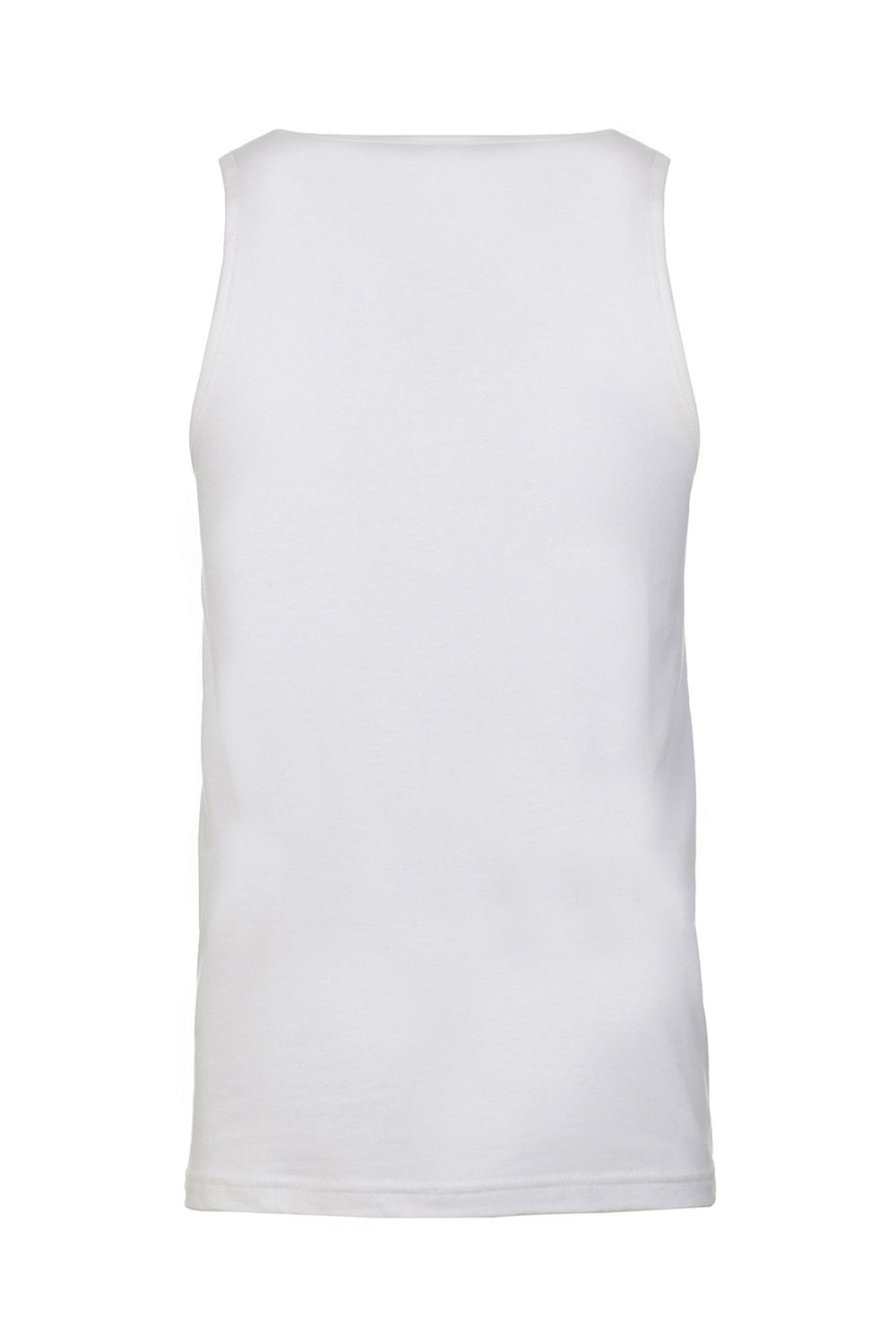 Next Level 3633 Mens Tank Top White Flat Back