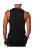 Next Level 3633 Mens Tank Top Black Model Back