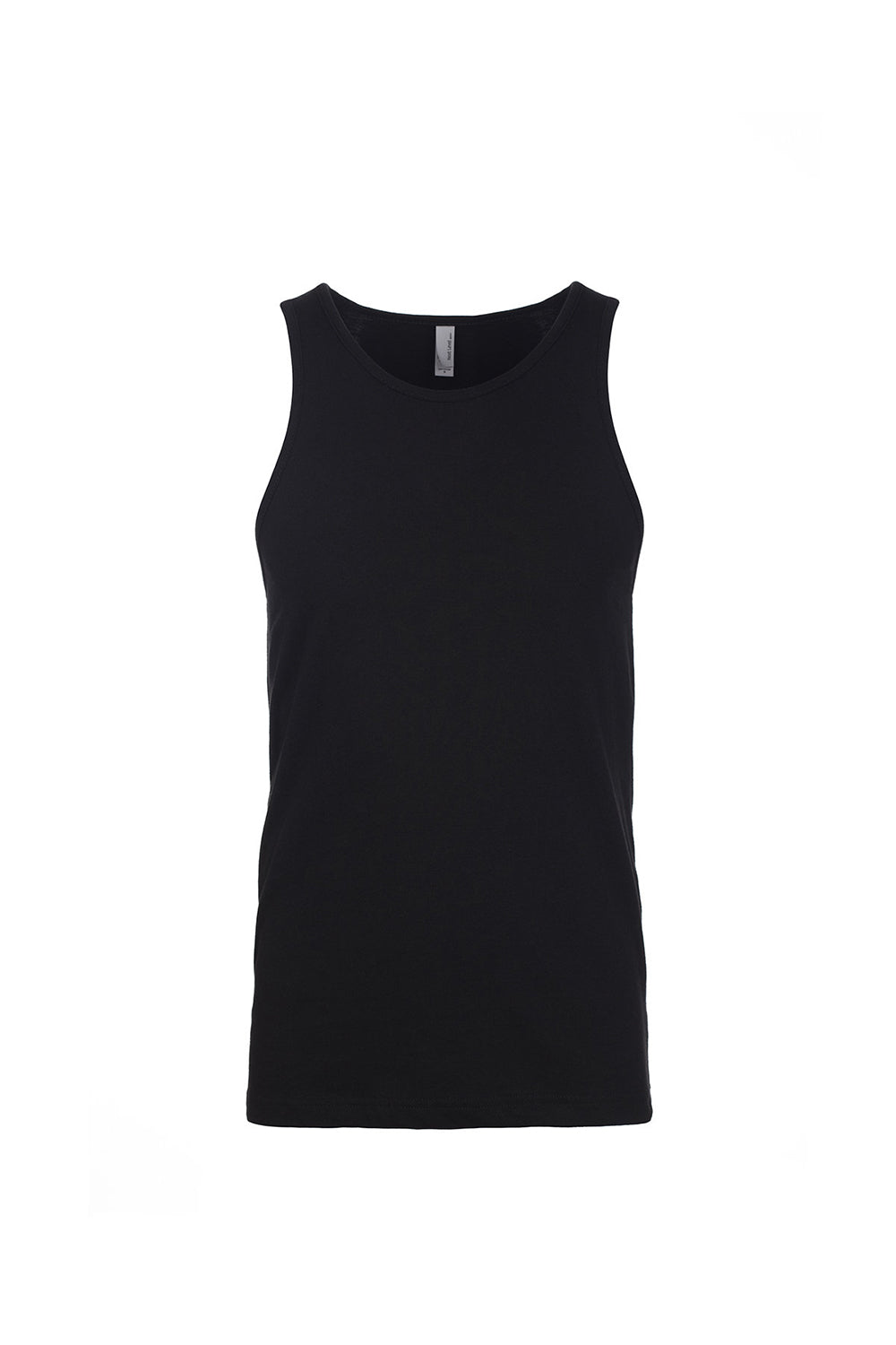 Next Level 3633 Mens Tank Top Black Flat Front