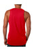 Next Level 3633 Mens Tank Top Red Model Back