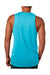 Next Level 3633 Mens Tank Top Tahiti Blue Model Back