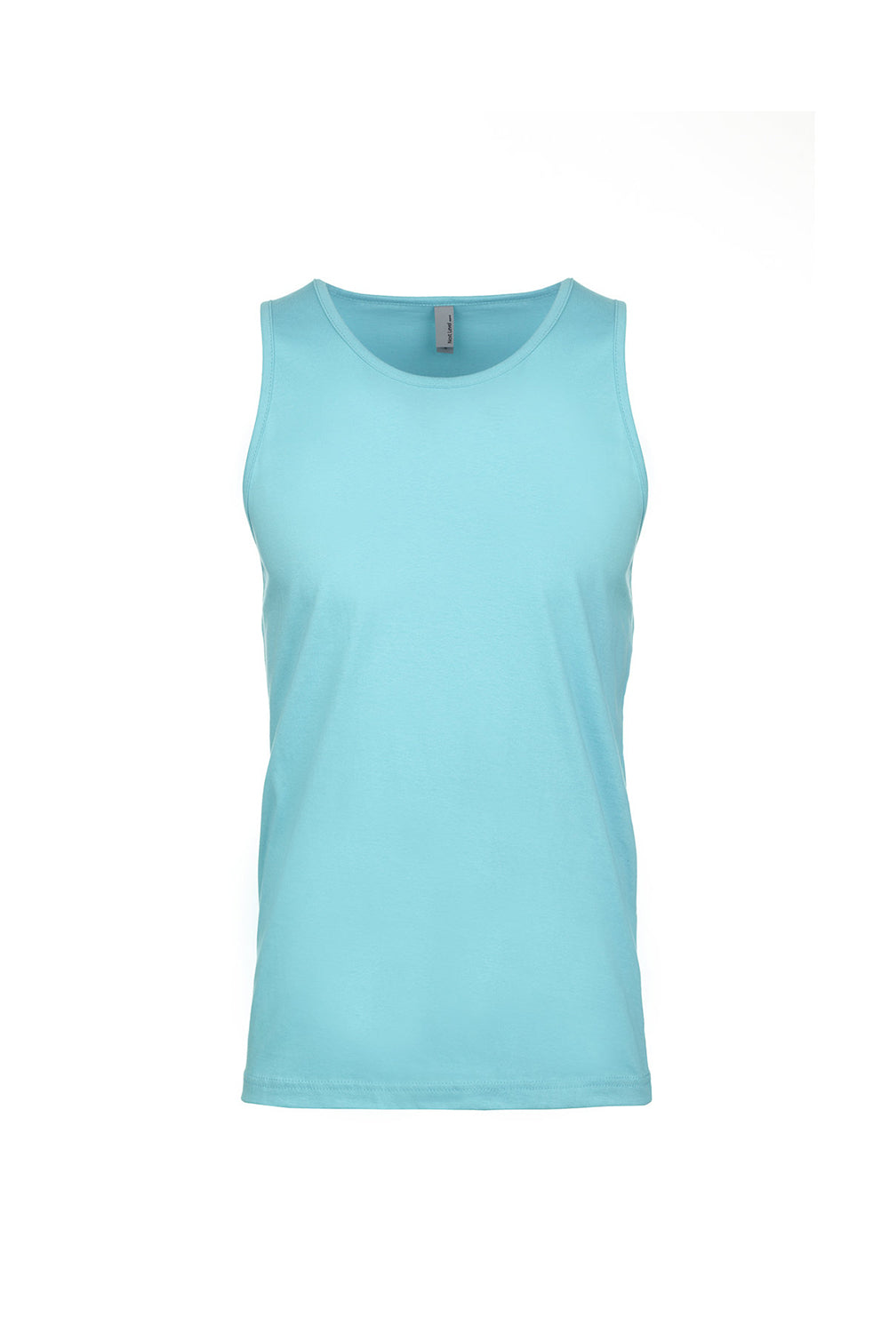 Next Level 3633 Mens Tank Top Tahiti Blue Flat Front