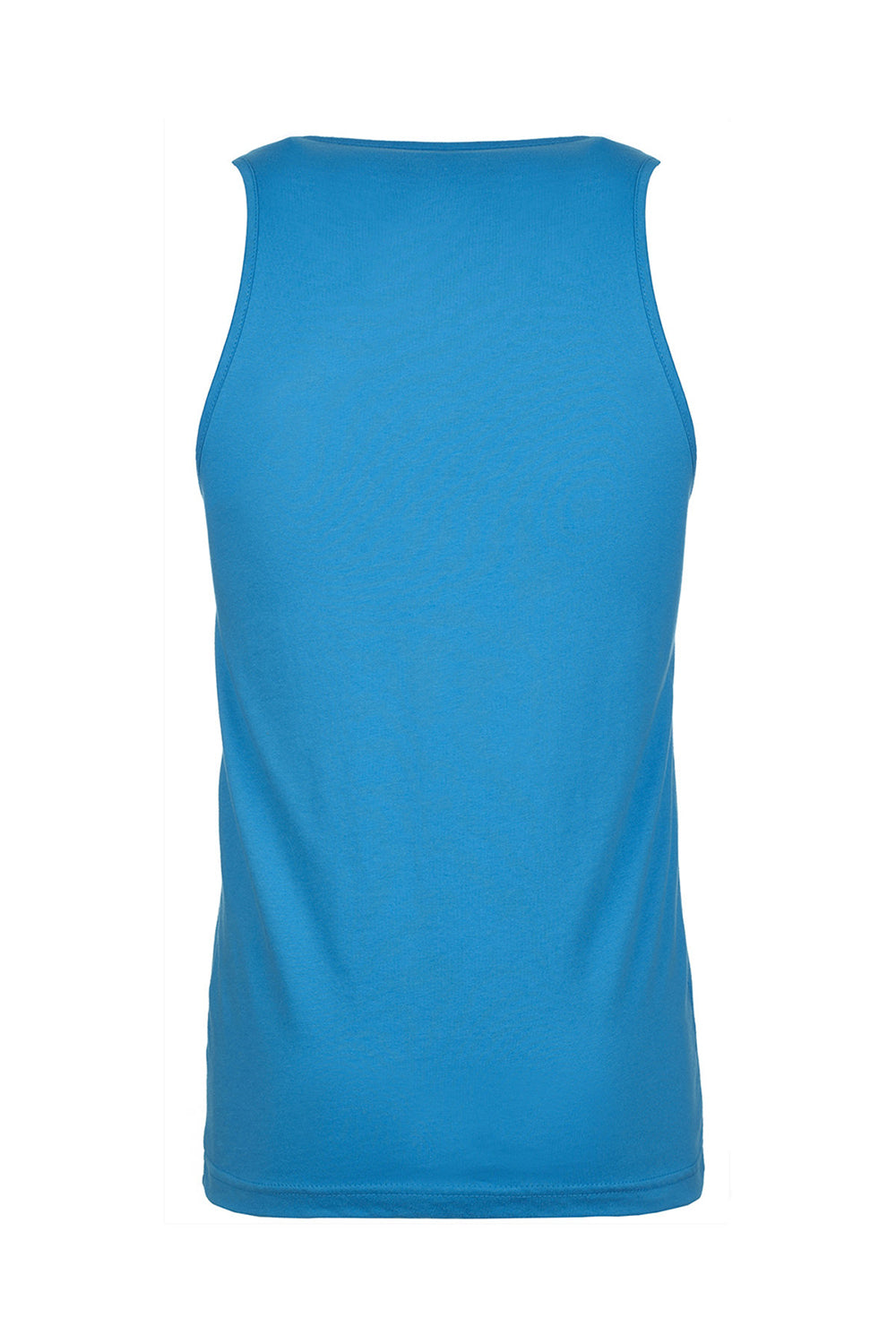 Next Level 3633 Mens Tank Top Turquoise Blue Flat Back