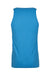 Next Level 3633 Mens Tank Top Turquoise Blue Flat Back