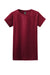 Gildan 64000L/G640L Womens Softstyle Short Sleeve Crewneck T-Shirt Antique Cherry Red Flat Front