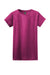 Gildan 64000L/G640L Womens Softstyle Short Sleeve Crewneck T-Shirt Antique Heliconia Pink Flat Front