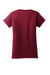 Gildan 64000L/G640L Womens Softstyle Short Sleeve Crewneck T-Shirt Antique Cherry Red Flat Back