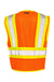 Kishigo 1055-1056 Mens Ultra Cool Contrasting Mesh Vest Orange Flat Back