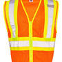 Kishigo Mens Ultra Cool Contrasting Mesh Vest - Orange - NEW