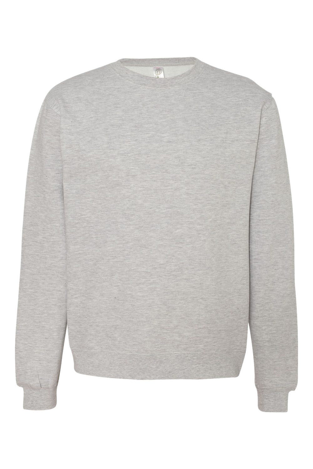 Independent Trading Co. SS3000 Mens Crewneck Sweatshirt Heather Grey Flat Front