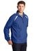 Sport-Tek JST75 Mens Water Resistant 1/4 Zip Wind Jacket True Royal Blue/White Model 3q