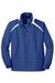 Sport-Tek JST75 Mens Water Resistant 1/4 Zip Wind Jacket True Royal Blue/White Flat Front