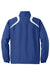 Sport-Tek JST75 Mens Water Resistant 1/4 Zip Wind Jacket True Royal Blue/White Flat Back