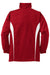 Sport-Tek YST60 Youth Water Resistant Full Zip Jacket True Red/White Flat Back