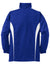 Sport-Tek YST60 Youth Water Resistant Full Zip Jacket True Royal Blue/White Flat Back