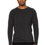 Threadfast Apparel Mens Impact Long Sleeve Crewneck T-Shirt - Heather Black