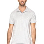 Threadfast Apparel Mens Impact Short Sleeve Polo Shirt - Heather Grey