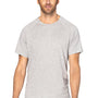 Threadfast Apparel Mens Impact Short Sleeve Crewneck T-Shirt - Heather Grey