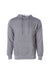 Independent Trading Co. SS4500 Mens Hooded Sweatshirt Hoodie Heather Gunmetal Grey Flat Front