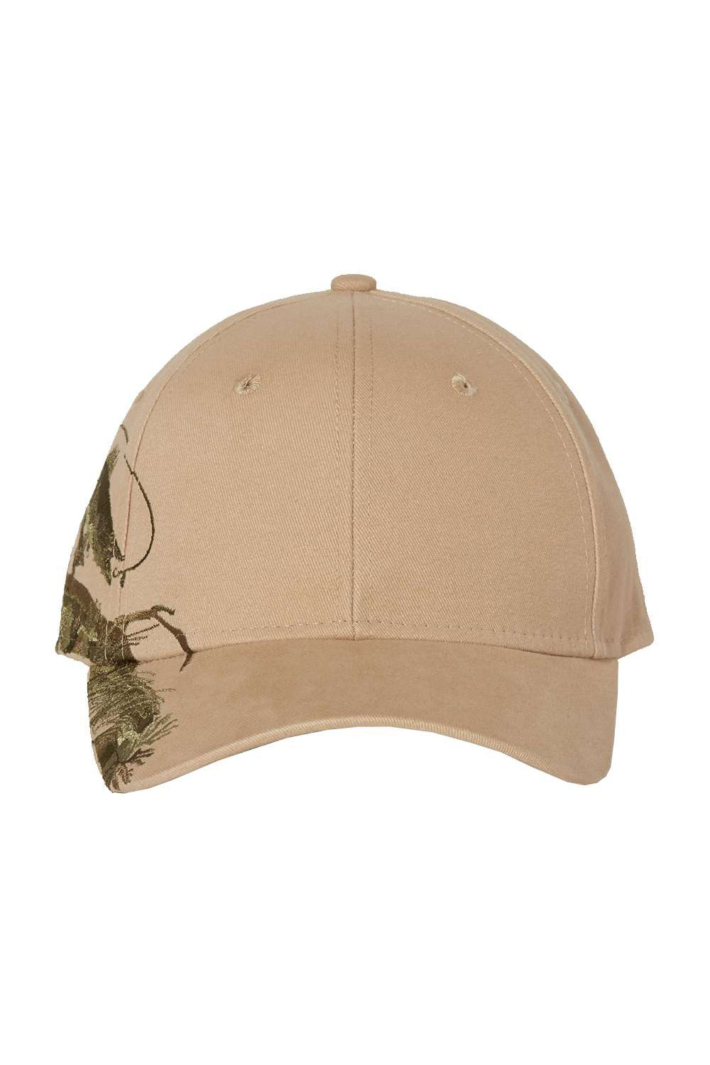 Dri Duck 3269 Mens Walleye Hat Dark Khaki Flat Front