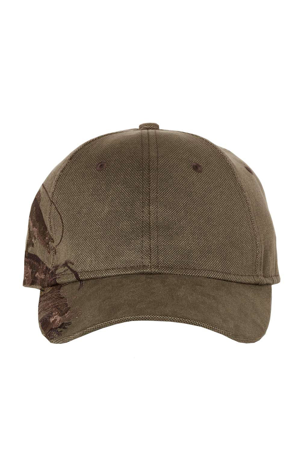 Dri Duck 3269 Mens Walleye Hat Brown Waxy Canvas Flat Front