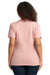 Next Level 3940 Womens Relaxed Short Sleeve V-Neck T-Shirt Desert Pink Model Back