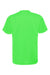 C2 Sport 5200 Youth Performance Moisture Wicking Short Sleeve Crewneck T-Shirt Lime Green Flat Back