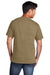 Port & Company PC54/PC54T Mens Core Short Sleeve Crewneck T-Shirt Coyote Brown Model Back