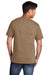 Port & Company PC54/PC54T Mens Core Short Sleeve Crewneck T-Shirt Woodland Brown Model Back